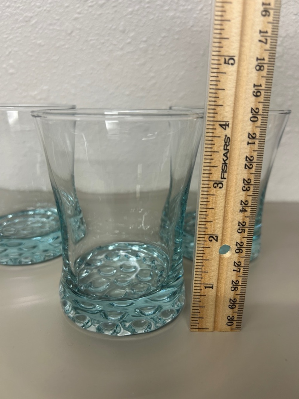 Vgt Libbey Hob Nob ice blue double old fashioned glasses - Picture 2 of 5